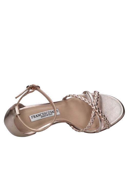 Sandali in pelle FRANCESCO SACCO | 7035 NAPPA LAM.OROROSA